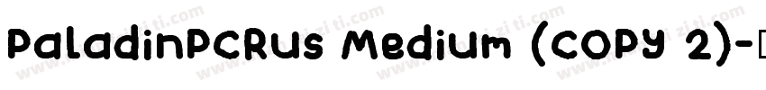 PaladinPCRus Medium (COPY 2)字体转换